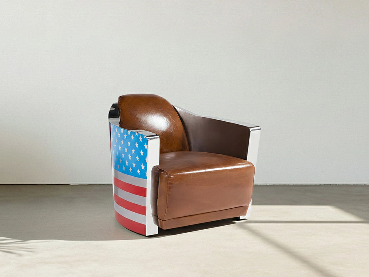 Doolittle Stars And Stripes Aviator Armchair