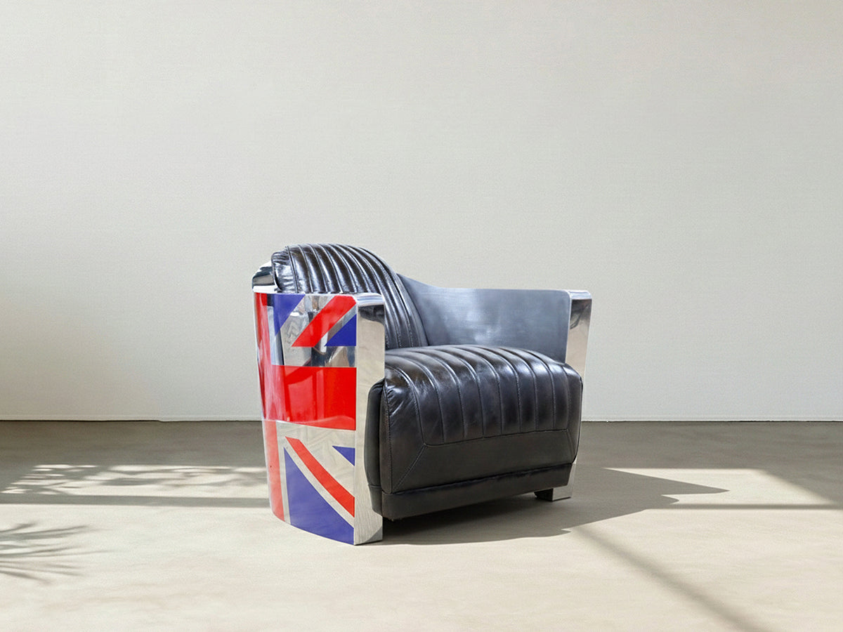 Hawker Union Jack Aviator Leather Armchair
